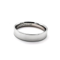 Fashion Jewelry Stainless Steel Jewellery Wave Design Diamond Wedding Ring